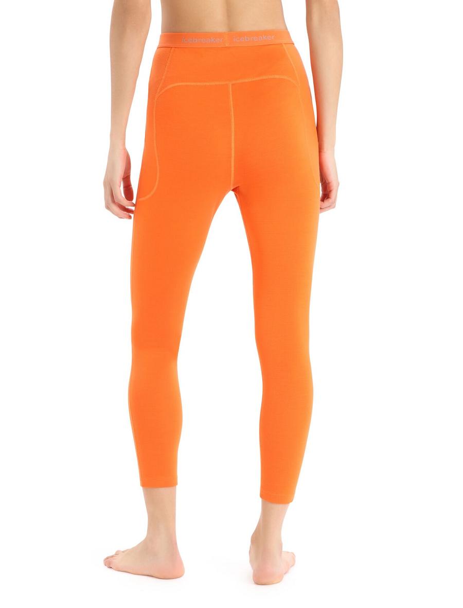 Icebreaker 15.5 Merino Thermal Leggings Naisten Base Layers Oranssi | FI 1869ZUTG